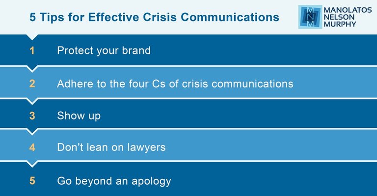 5 Tips for Effective Crisis Communications